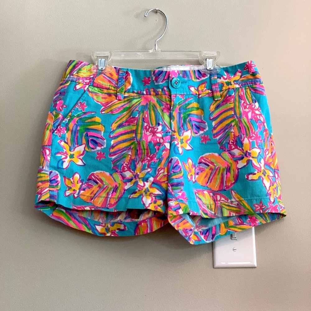 Lilly Pulitzer Sea Blue Summer Haze Shorts